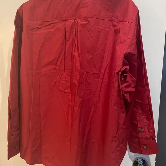 NWT Banana Republic Factory Women's Poplin Popover Shirt, XL - Picture 6 of 6